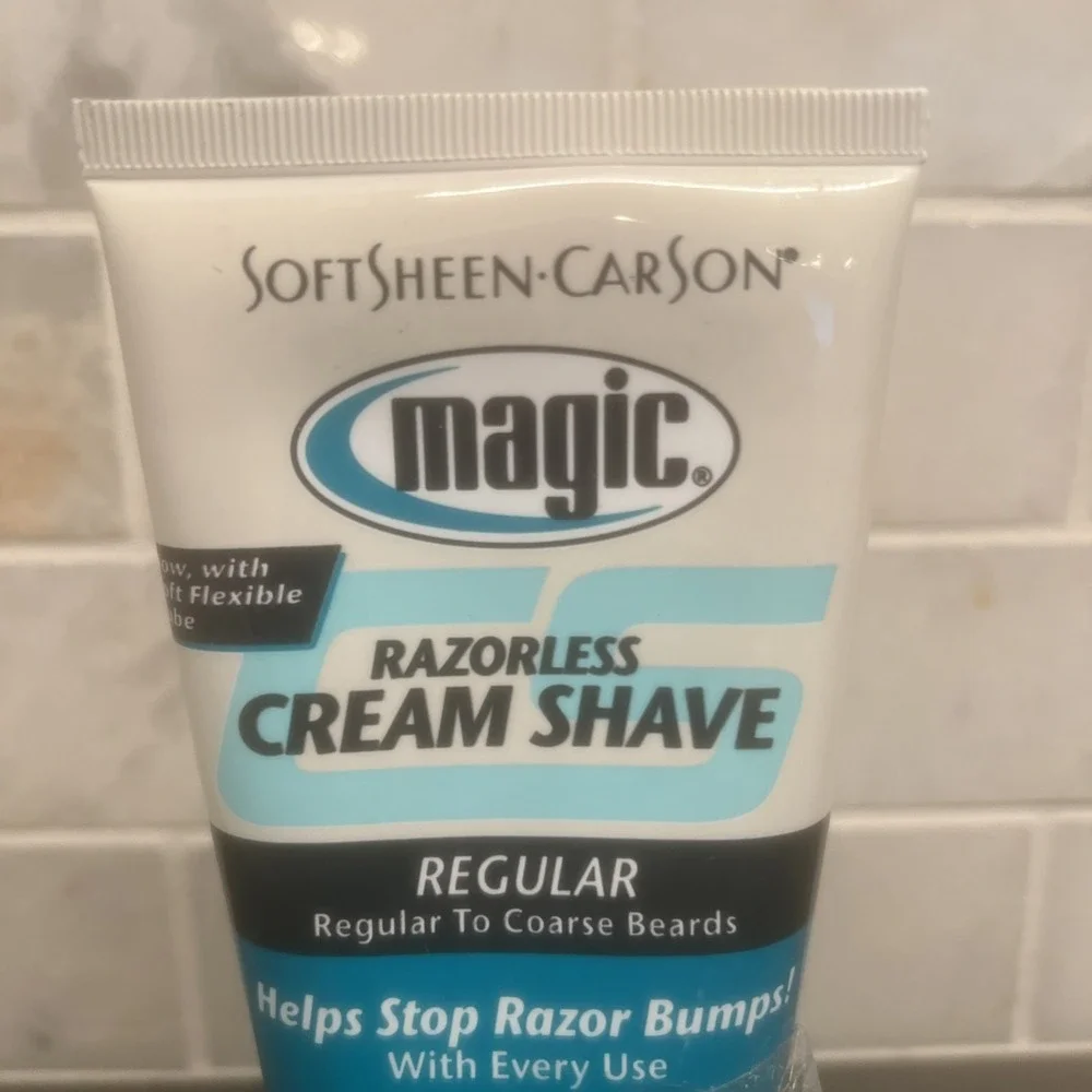 NEW-Regular Razor List Magic cream Shave 6oz